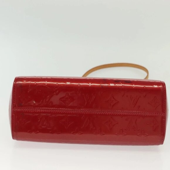 LOUIS VUITTON Monogram Vernis Brea PM Hand Bag Red M91623 LV Auth ep10407 - Picture 7 of 16